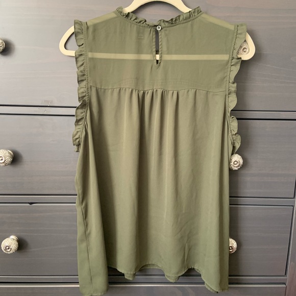 Navy green blouse - Picture 4 of 6
